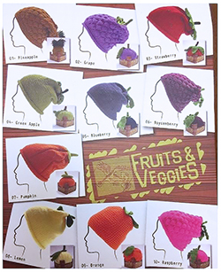 Euro Yarns Fruits & Veggies Hat Kits