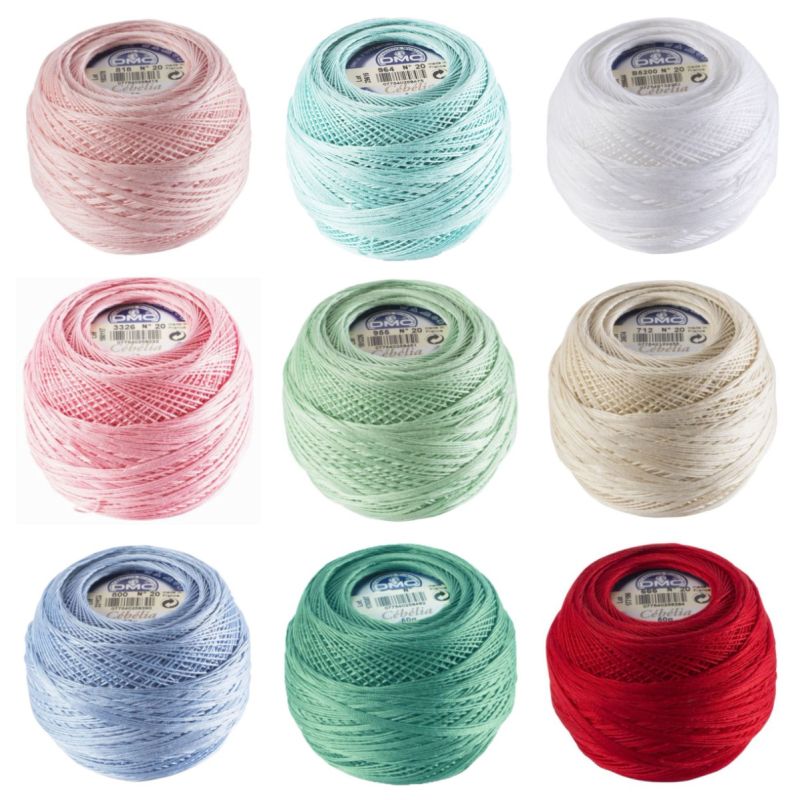 !!Cebelia Crochet Thread Size 10 MYSTERY BAG- (10 SKEINS) - Each Bag Will  Look Different Than the Picture
