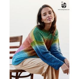 A Cool Wool Lace Hand-Dyed Pattern - Crochet Pullover (PDF File)