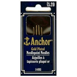 Anchor Gold Plated Cross Stitch Needles - Size 26 (Item #14493)