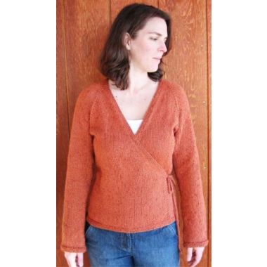 Knitting Pure and Simple - Neckdown Wrap Cardigan