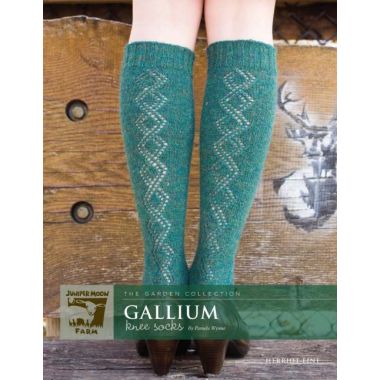 Gallium Knee Socks (PDF) - A Herriot Fine Pattern