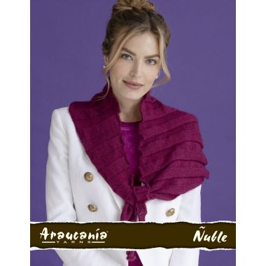 A Nuble Pattern - Alondra Scarf (PDF) - FREE WITH ORDERS OF 6 SKEINS OF NUBLE (ONE FREE PATTERN PER ORDER)