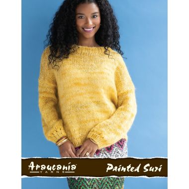 An Araucania Painted Suri Pattern - Ashby Sweater - Free with Purchases of 3 Skeins of Painted Suri (Print Pattern) 