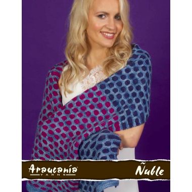 A Nuble Pattern - Ariana Wrap (PDF) - FREE WITH ORDERS OF 6 SKEINS OF NUBLE (ONE FREE PATTERN PER ORDER)