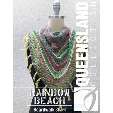 A Queensland Rainbow Beach Pattern - Boardwalk Shawl - PDF File