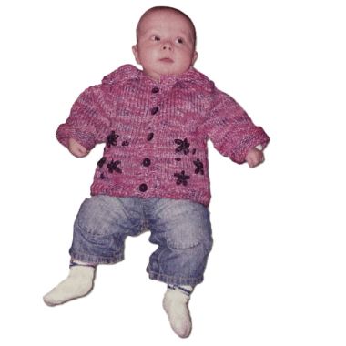 Lorna's Laces Embroidered Baby Sweater Pattern (Print Copy)