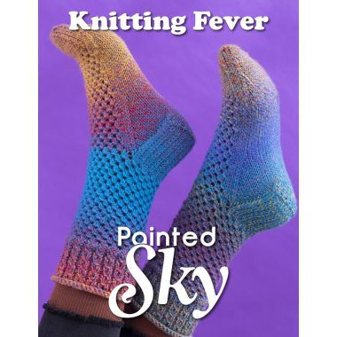 A Knitting Fever Painted Sky Pattern - Etoile Socks