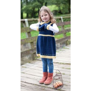 Fair Isle Pinafore, Mitts, Cowl & Leg Warmers by West Yorkshire Spinners - Free with Orders of $20 or More/ONE FREE GIFT PER PERSON/PURCHASE PLEASE