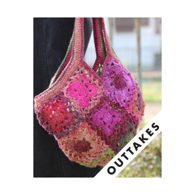 A Kureyon Pattern - Granny Squares Purse (Crochet) (PDF)