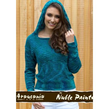 A Nuble Pattern - Rebecca Hooded Jumper (PDF) - FREE WITH ORDERS OF 6 SKEINS OF NUBLE (ONE FREE PATTERN PER ORDER)
