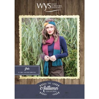 Iris Scarf & Headband by West Yorkshire Spinners - Free with Orders of $10 or More/ONE FREE GIFT PER PERSON/PURCHASE PLEASE