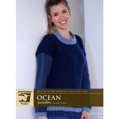Ocean Sweater - A Juniper Moon Patagonia Organic Merino Pattern (PDF)