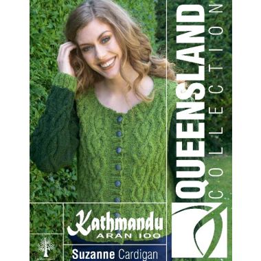 Suzanne Cardigan - A Queensland Kathmandu Aran 100 Pattern (PDF File)