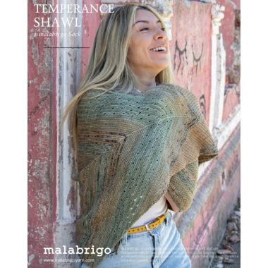 Malabrigo Sock Pattern - Temperance Shawl - FREE LINK IN DESCRIPTION, NO NEED TO ADD TO CART