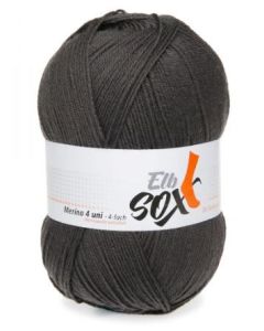 GGH Elb Sox Merino - Charcoal (Color #4) - 100 Gram Skeins