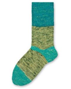 Lana Mia One 4 Two Gedifra Sock Yarn - Green Macaw (Color #1462)