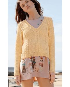 #17 Pullover with Cables - Free with Purchase of 12 or More Skeins of Tavira (PDF File)