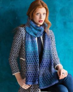 Dot-Stitch Scarf - Free Download with Silk Garden Lite Solo Purchase of 4 or more skeins