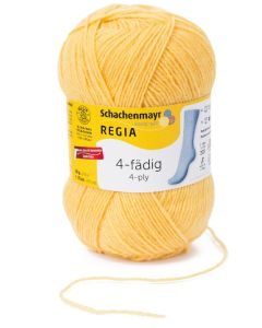 Regia 4-Ply - Soft Yellow (Color #2041) - 50 Gram Skeins