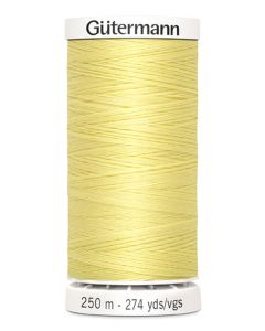 Gutermann Sew-All Polyester Thread 250 m (274 yards) - Cream (Color #805)