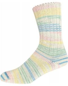 Supersocke Silk 4-Ply Style 343 - Pastel Rainbow (Color #2881)
