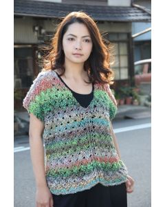 Cross Stitch Top (Free Download with a Noro Ginga purchase of 4 or more skeins)