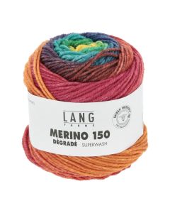Lang Merino 150 Degrade - Rainbow Wave (Color #08) - FULL BAG SALE (5 Skeins)