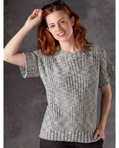 Ribbed Diamond Pullover (5400f) - Free with Purchase of 9 or More Skeins of Infinity (PDF File)