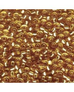 Miyuki Japanese Seed Beads Size 6/0 - Silver Lined Light Gold (6-9002-TB)