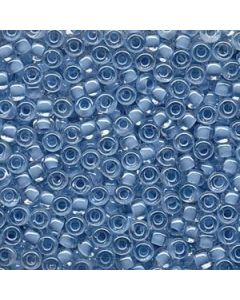 Miyuki Japanese Seed Beads Size 6/0 - Sky Blue Lined Crystal (6-9221-TB)