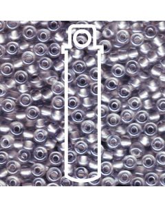 Miyuki Japanese Seed Beads Size 6/0 - Sparkling Pewter Lined Crystal (Color #9242)