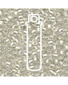 Miyuki Japanese Seed Beads Size 6/0 - Inside Dyed Pearlized White (6-94601-TB)