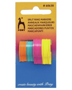 Pony Split Ring Markers - Pack of 24 Assorted (Item #60638)