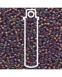 Miyuki Japanese Seed Beads Size 8/0 - Silver Lined Dark Topaz Aurora Borealis (8-91005-TB)