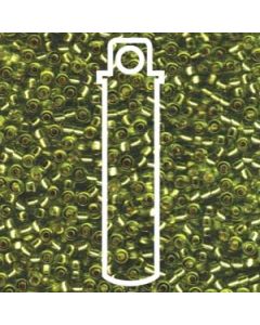 Miyuki Japanese Seed Beads Size 8/0 - Silver Lined Chartreuse (8-914-TB)