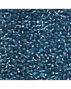 Miyuki Japanese Seed Beads Size 8/0 - Silver Lined Aqua (8-918-TB)