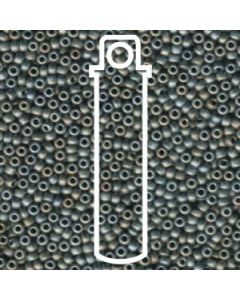 Miyuki Japanese Seed Beads Size 8/0 - Matte Met Gray (8-92002-TB)