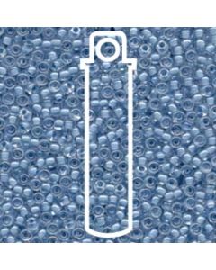 Miyuki Japanese Seed Beads Size 8/0 - Blue Lined Crystal (8-9221-TB)