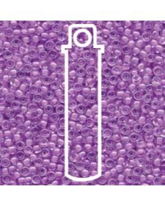 Miyuki Japanese Seed Beads Size 8/0 - Orchid Lined Crystal (8-9222-TB)