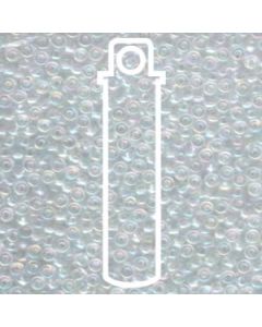 Miyuki Japanese Seed Beads Size 8/0 - Crystal with Iridescent Coating (8-9250-TB)