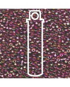 Miyuki Japanese Seed Beads Size 8/0 - Transparent Dark Smoky Amethyst AB (8-9256D-TB)