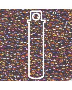Miyuki Japanese Seed Beads Size 8/0 - Cut Berry Lined Light Topaz with Iridescent Coating (8C-9342-TB)