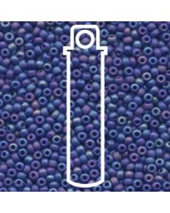 Miyuki Japanese Seed Beads Size 8/0 - Matte Black Aurora Borealis (8-9401FR-TB)