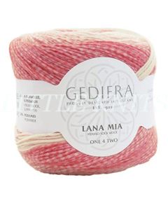Gedifra Lana Mia One 4 Two (Ombre) - Strawberry Shortcake (Color #979)