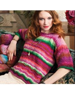 Dropped Shoulder Pullover - Free Download with Purchase of 4 Skeins of Noro Taiyo