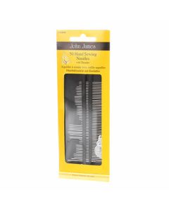 John James Hand Sewing Needles with Threader (50 Pieces)