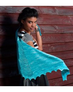 Aguaviva Shawl (PDF) - Free With $50 Malabrigo Purchases (Ravelry Coupon) - One Free Pattern per Person Please
