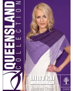 United Foursome Pattern - Andrea Shawl - Free with Purchase of United Foursome (PDF File)