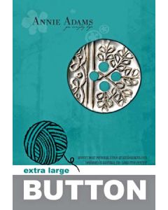 Annie Adams Extra Large Pewter Button with Willow